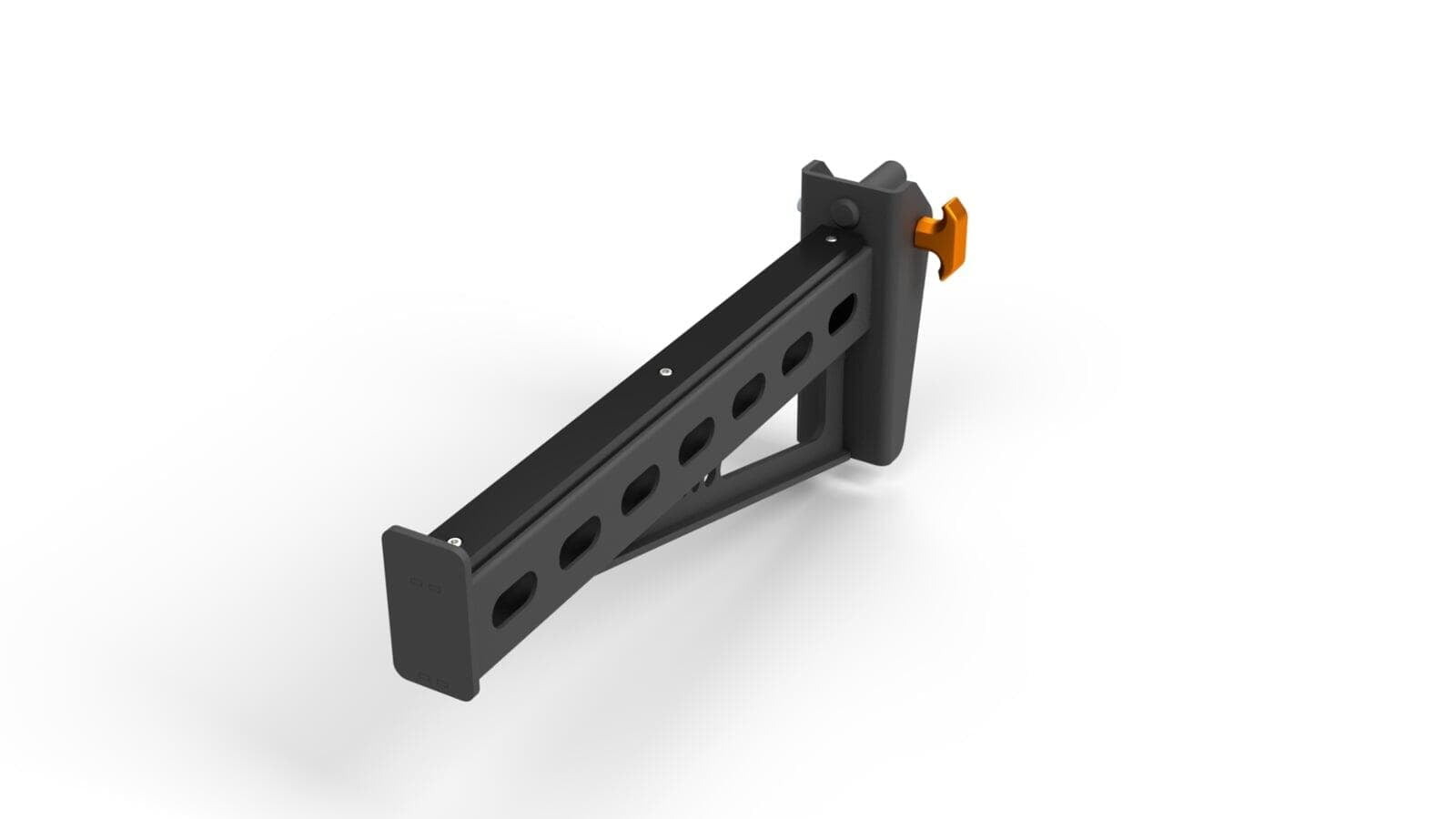 Weight Training Rack Spotter Arm Design