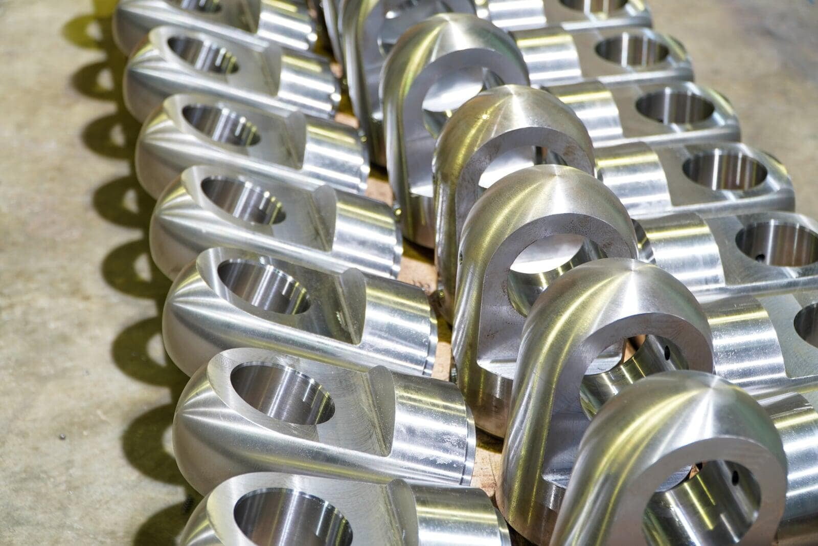Machined aluminum eyelets